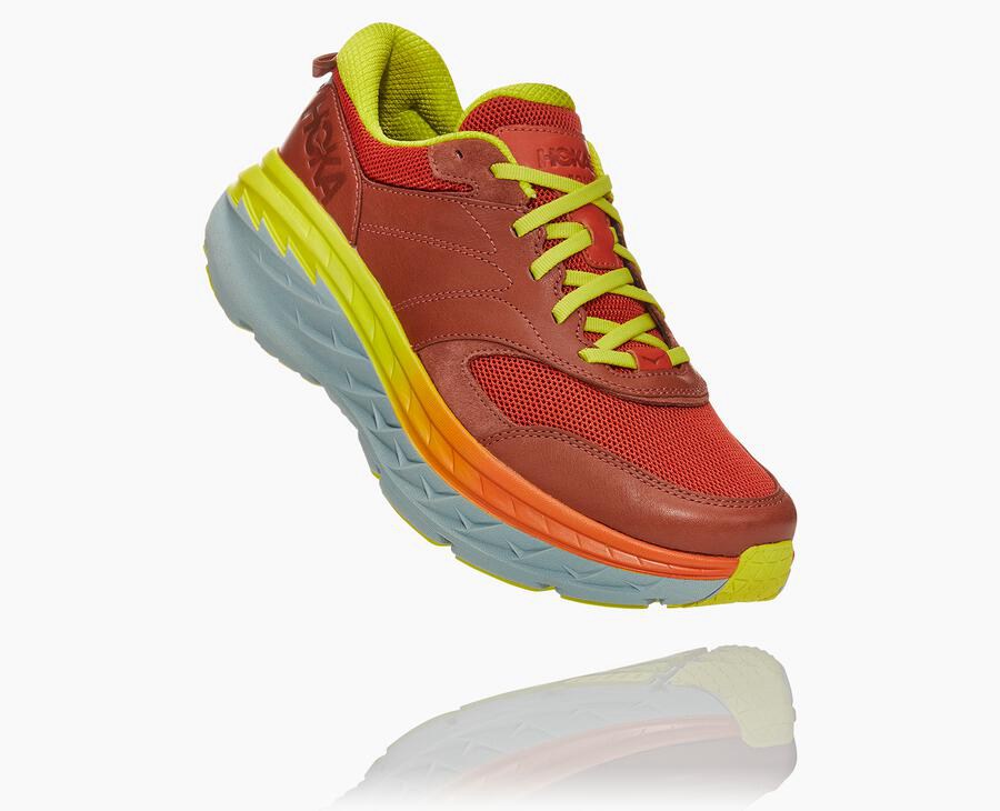 Chaussure Running Hoka One One Bondi L Homme - Rouge - YFV-465972